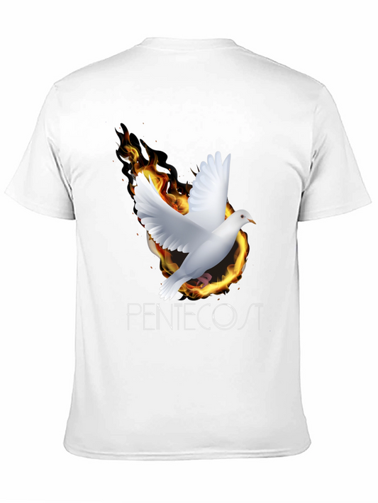 Pentecost Dove T-Shirt - Holy Spirit Flame