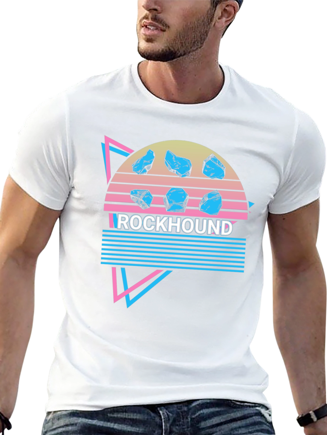 Rockhound Retro Style Graphic Tee