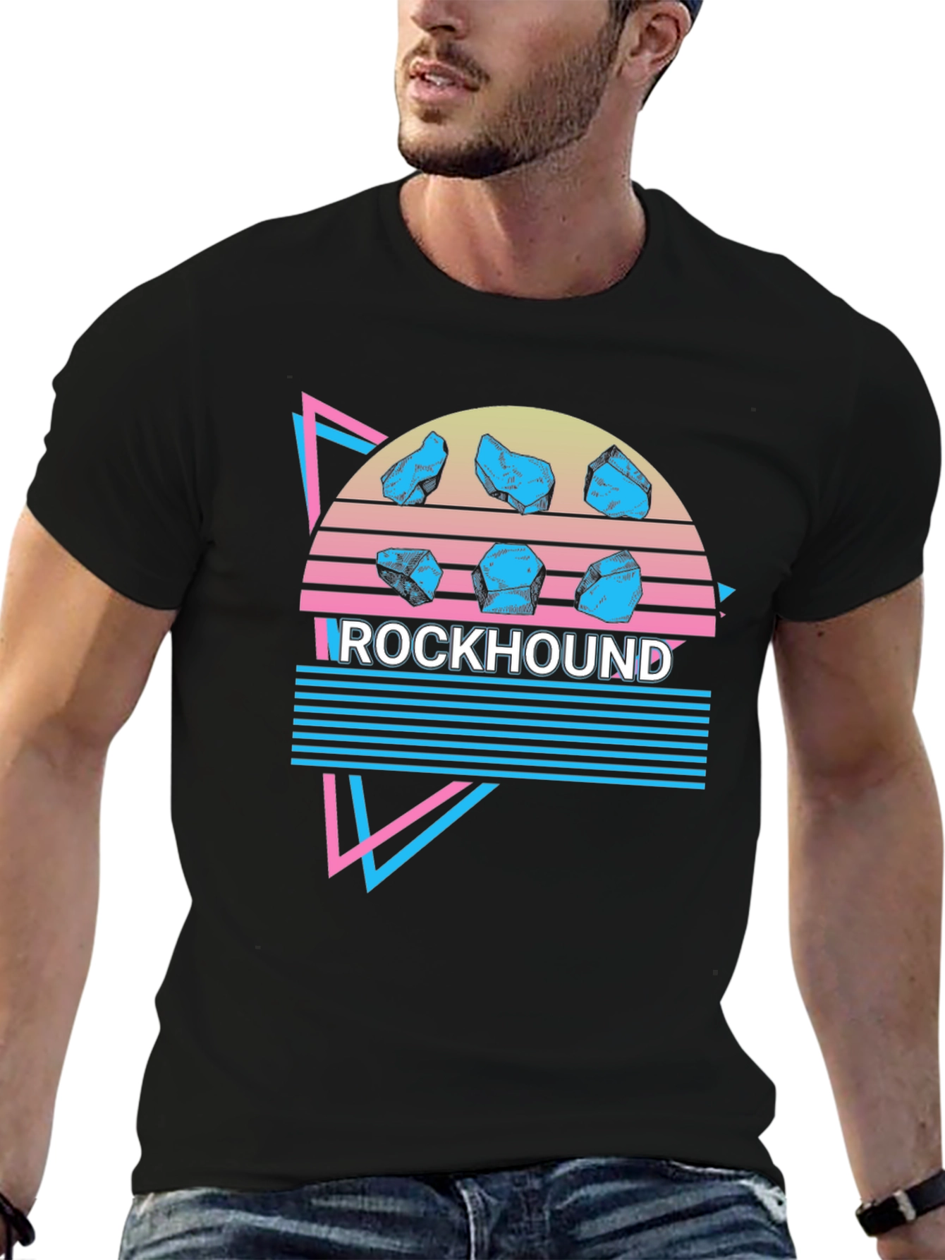 Rockhound Retro Style Graphic Tee