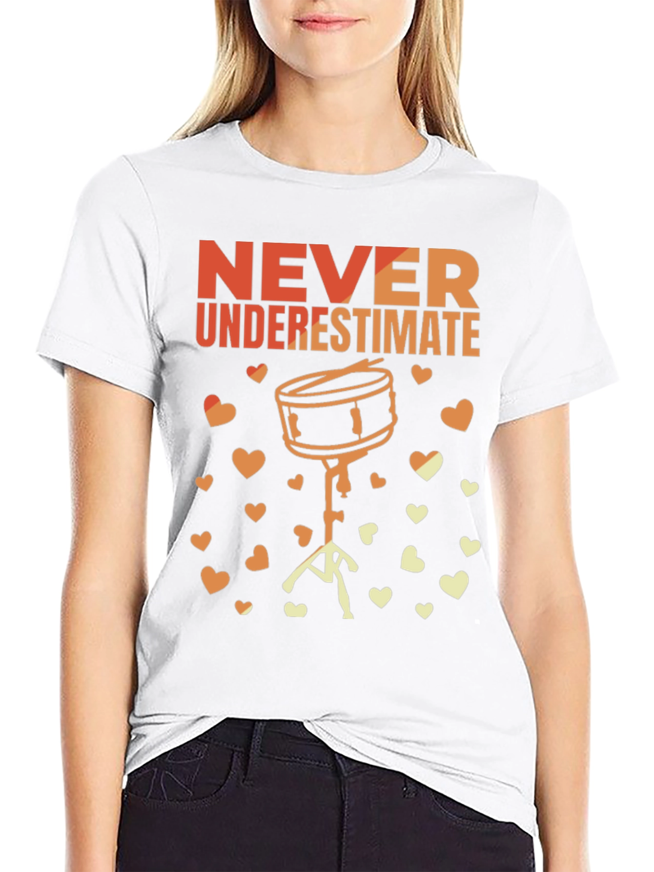 Never Underestimate Drummer T-Shirt