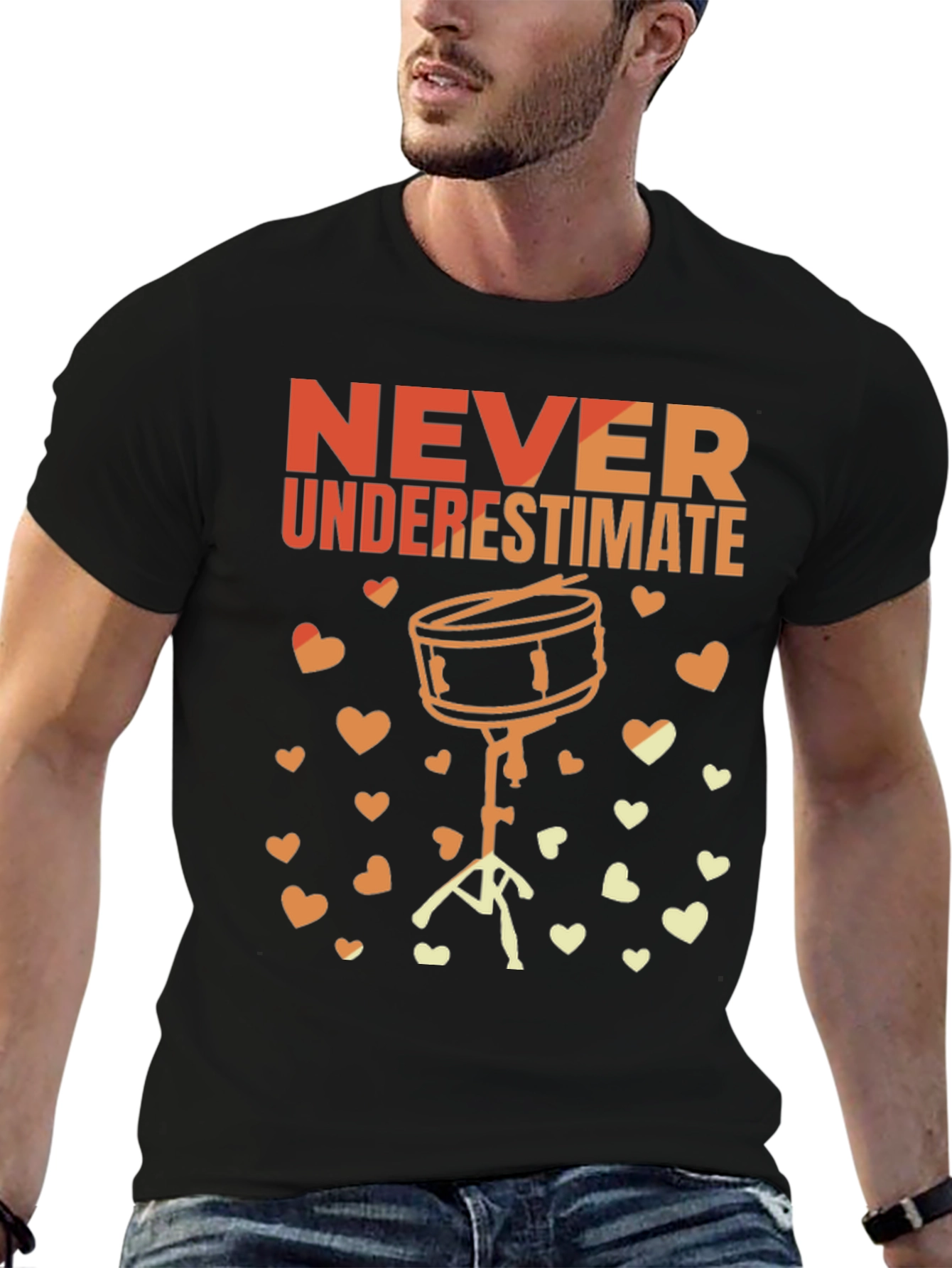Never Underestimate Drummer T-Shirt