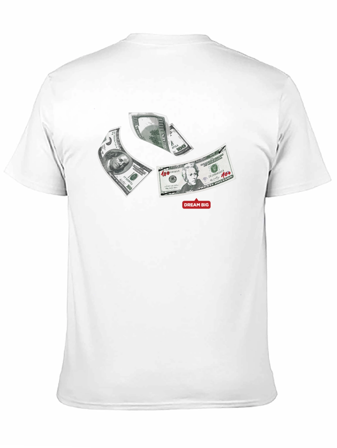 Dream Big Money Graphic Tee - Black