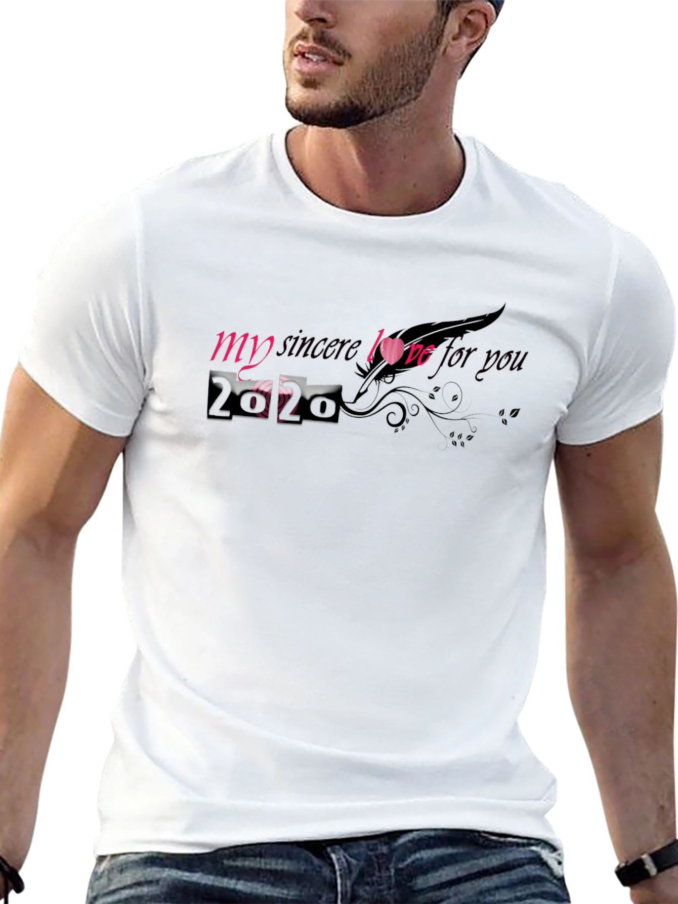 Stylish My Sincere Love Graphic Tee