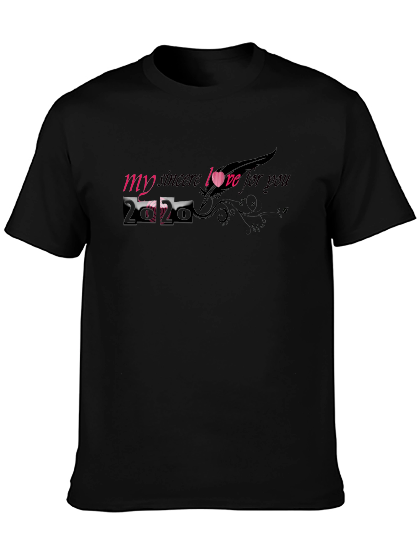 Stylish My Sincere Love Graphic Tee