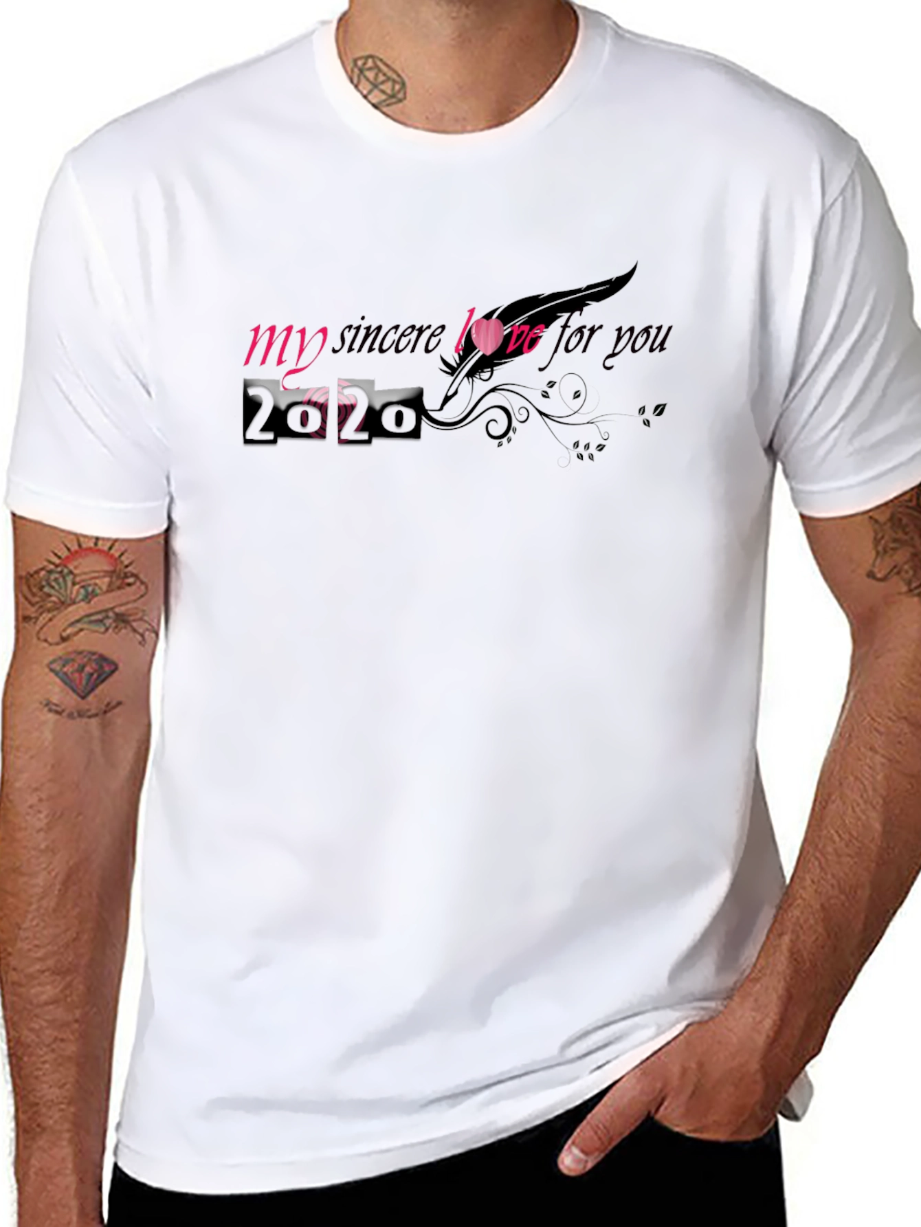Stylish My Sincere Love Graphic Tee