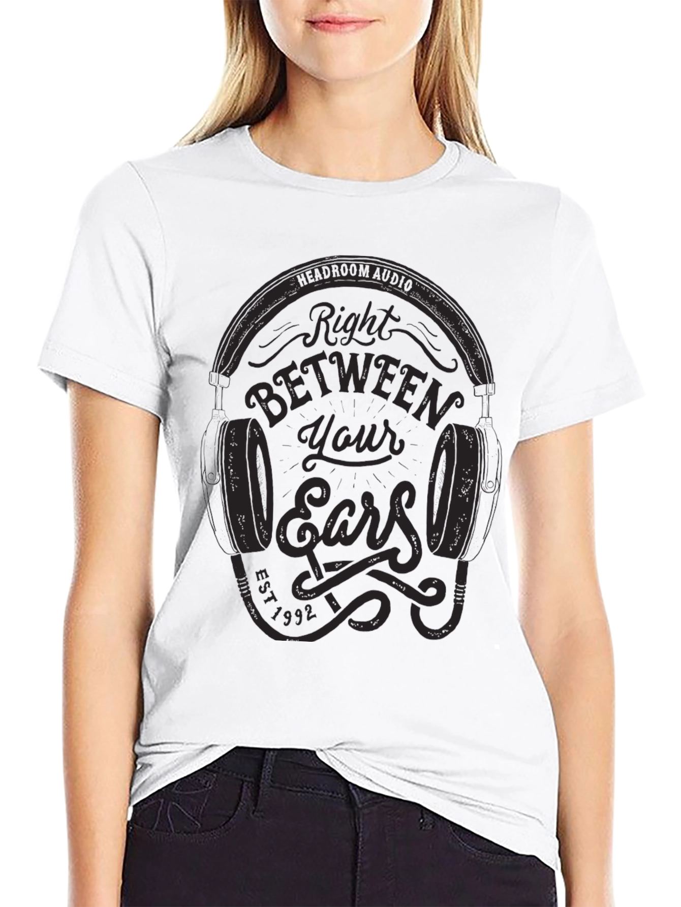 Right Between Your Ears Graphic T-Shirt