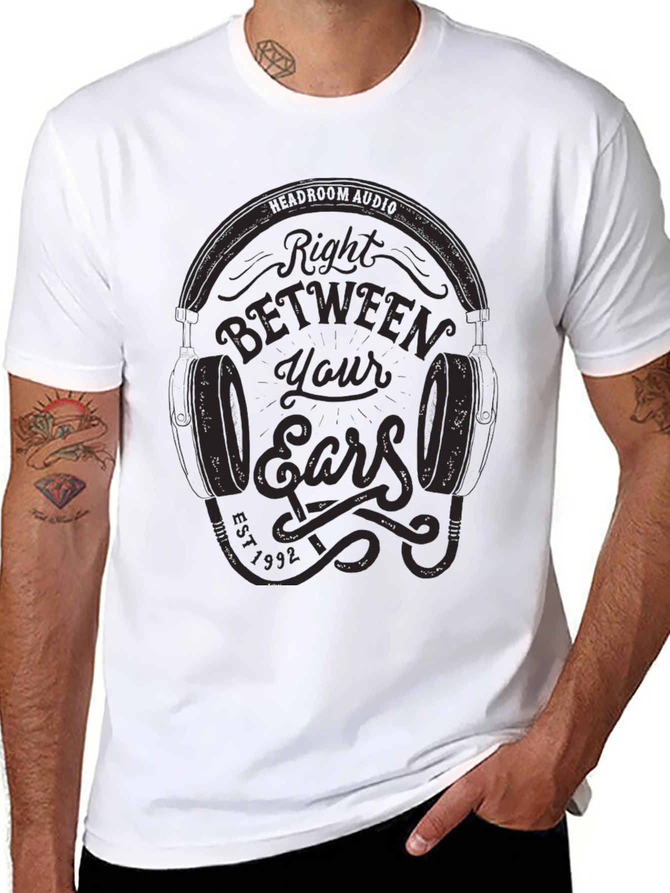 Right Between Your Ears Graphic T-Shirt