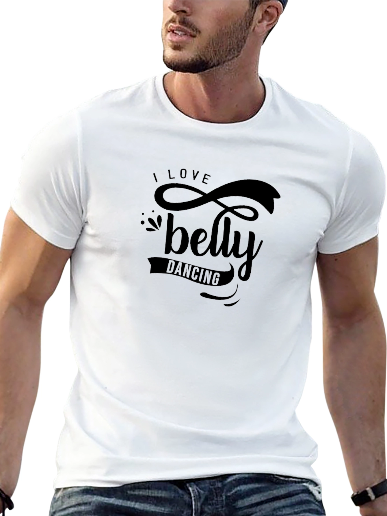 I Love Belly Dancing Black T-Shirt