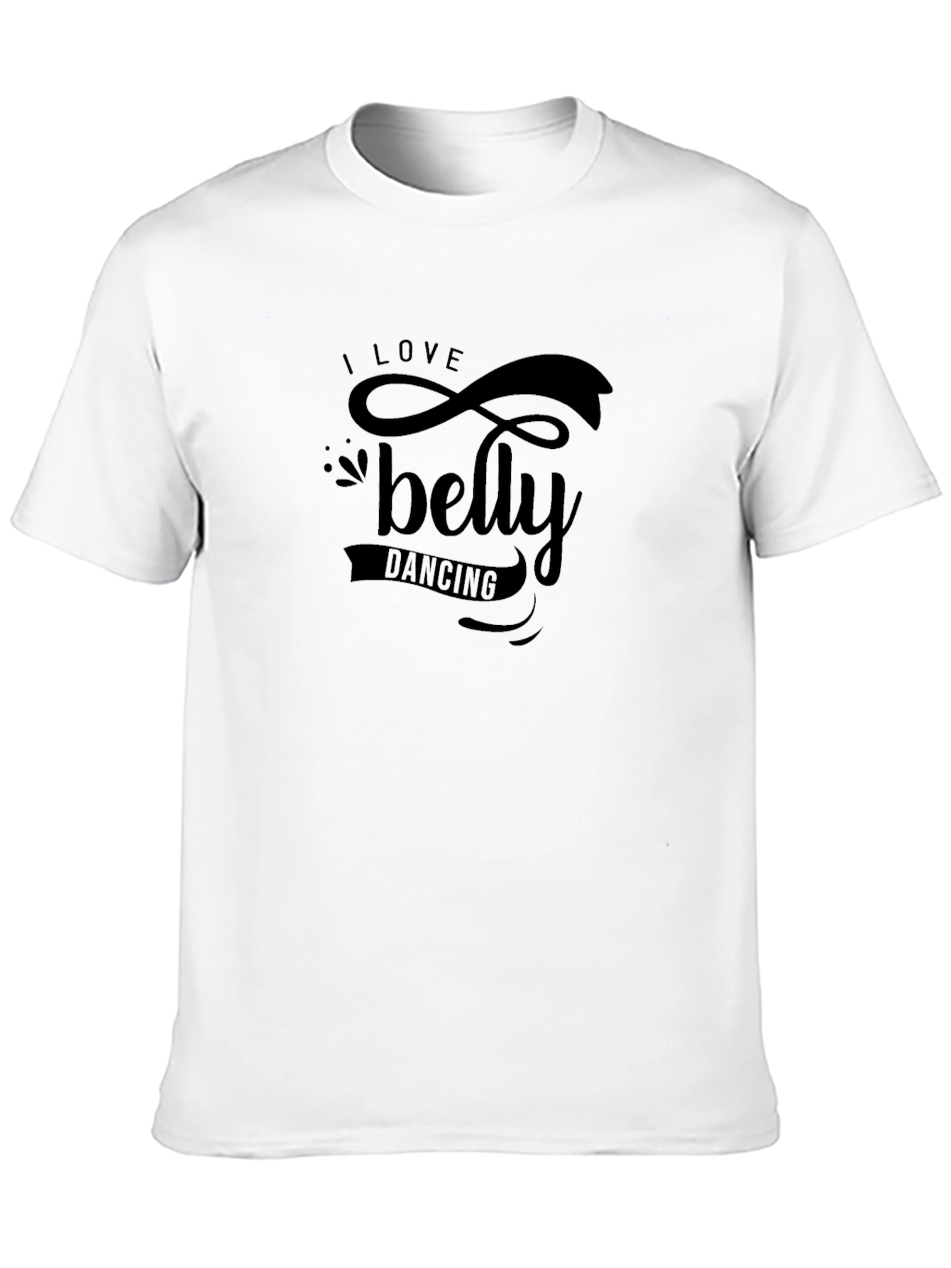 I Love Belly Dancing Black T-Shirt