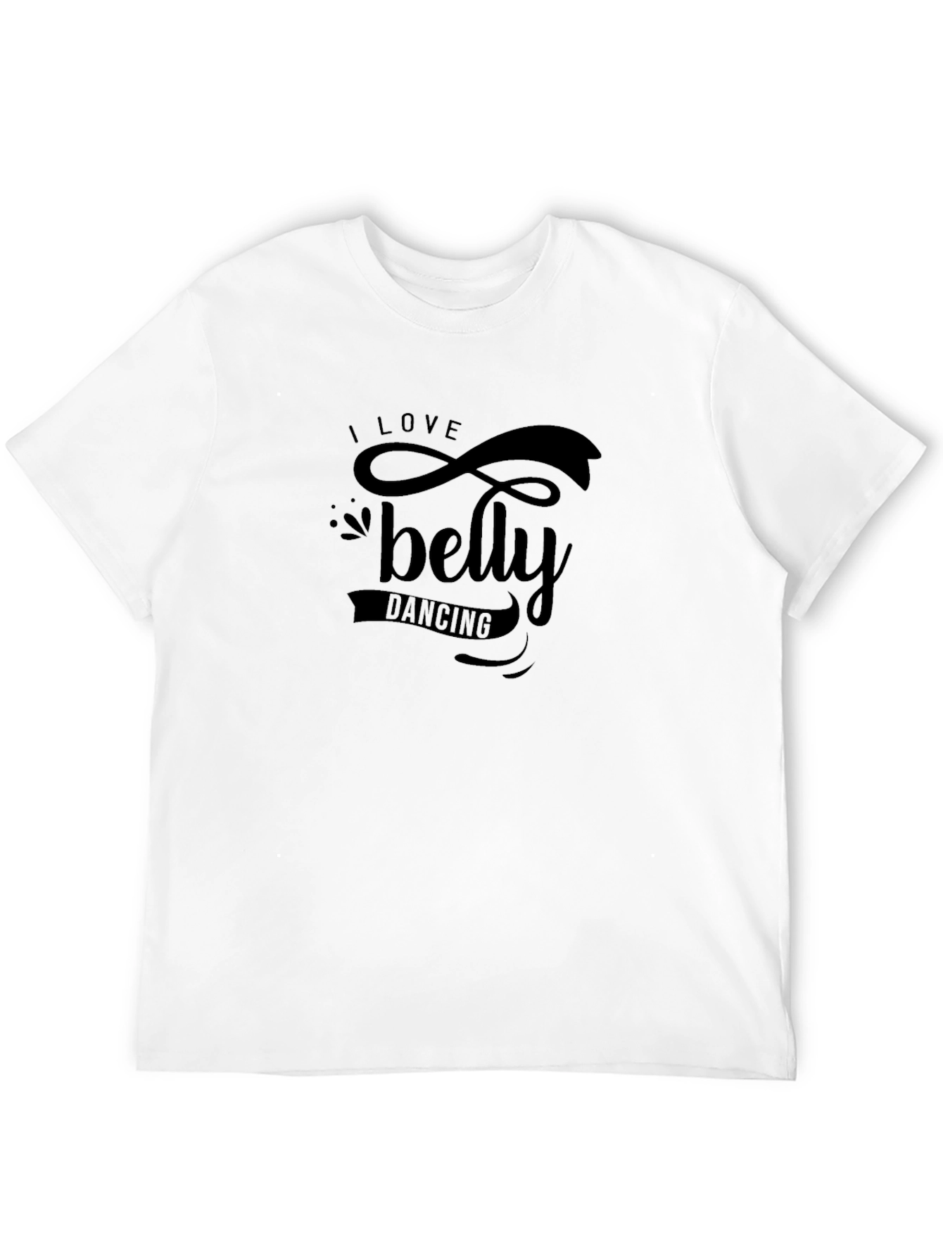 I Love Belly Dancing Black T-Shirt