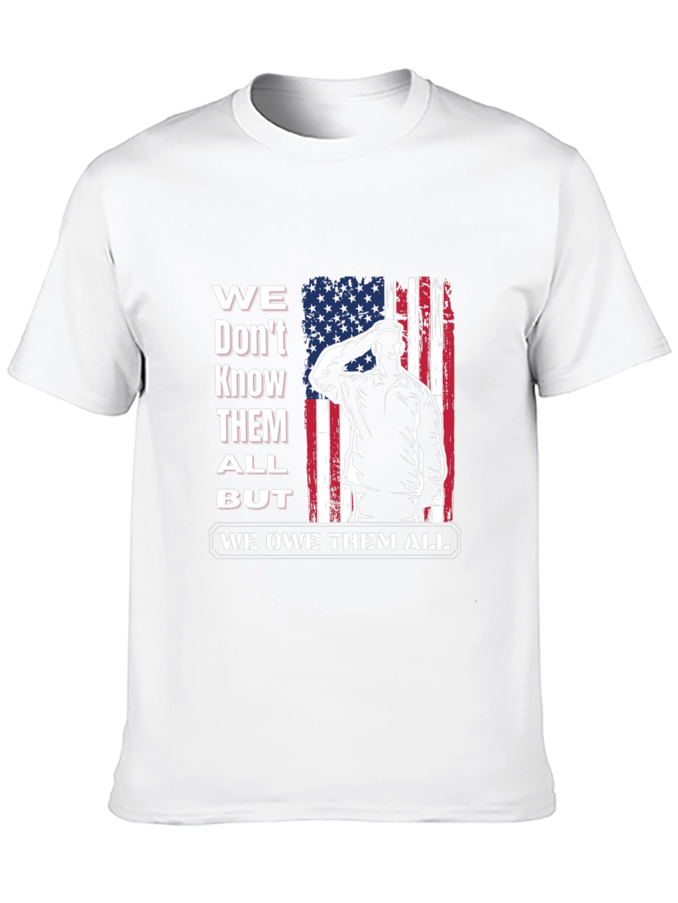 Patriotic We Owe Them All Graphic Tee
