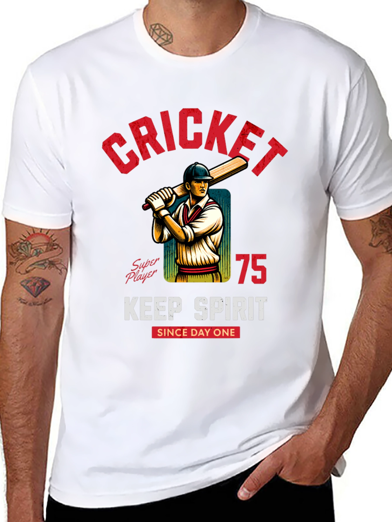 Cricket Super Player T-Shirt Keep Spirit Since Day One