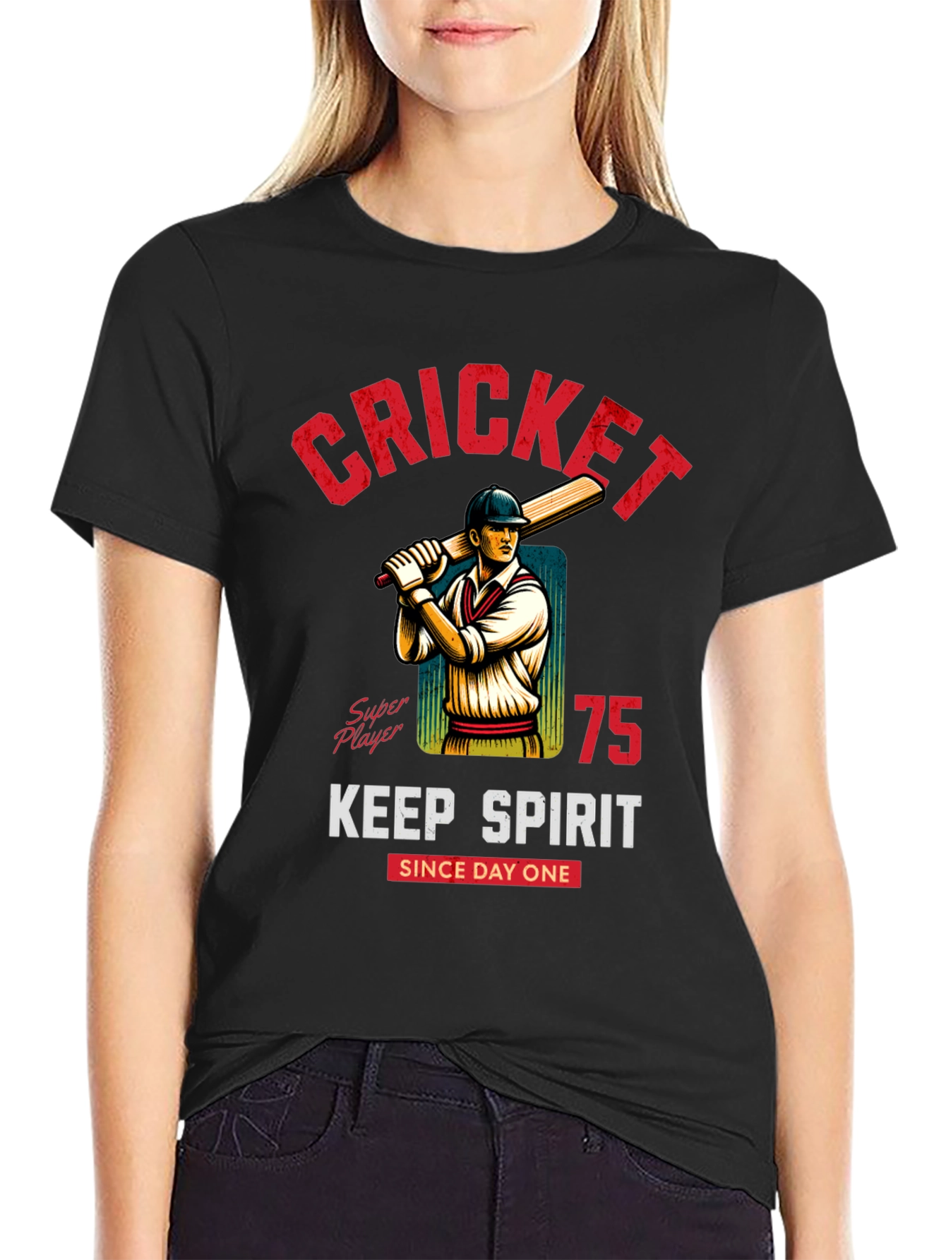 Cricket Super Player T-Shirt Keep Spirit Since Day One