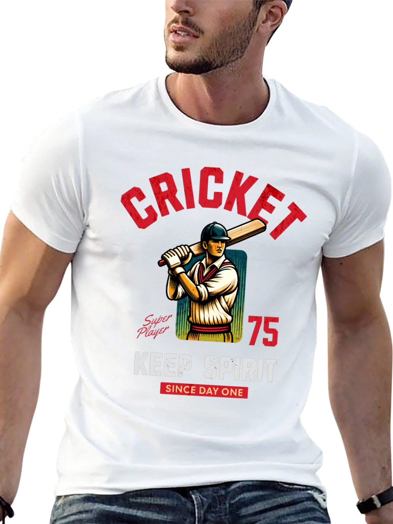 Cricket Super Player T-Shirt Keep Spirit Since Day One