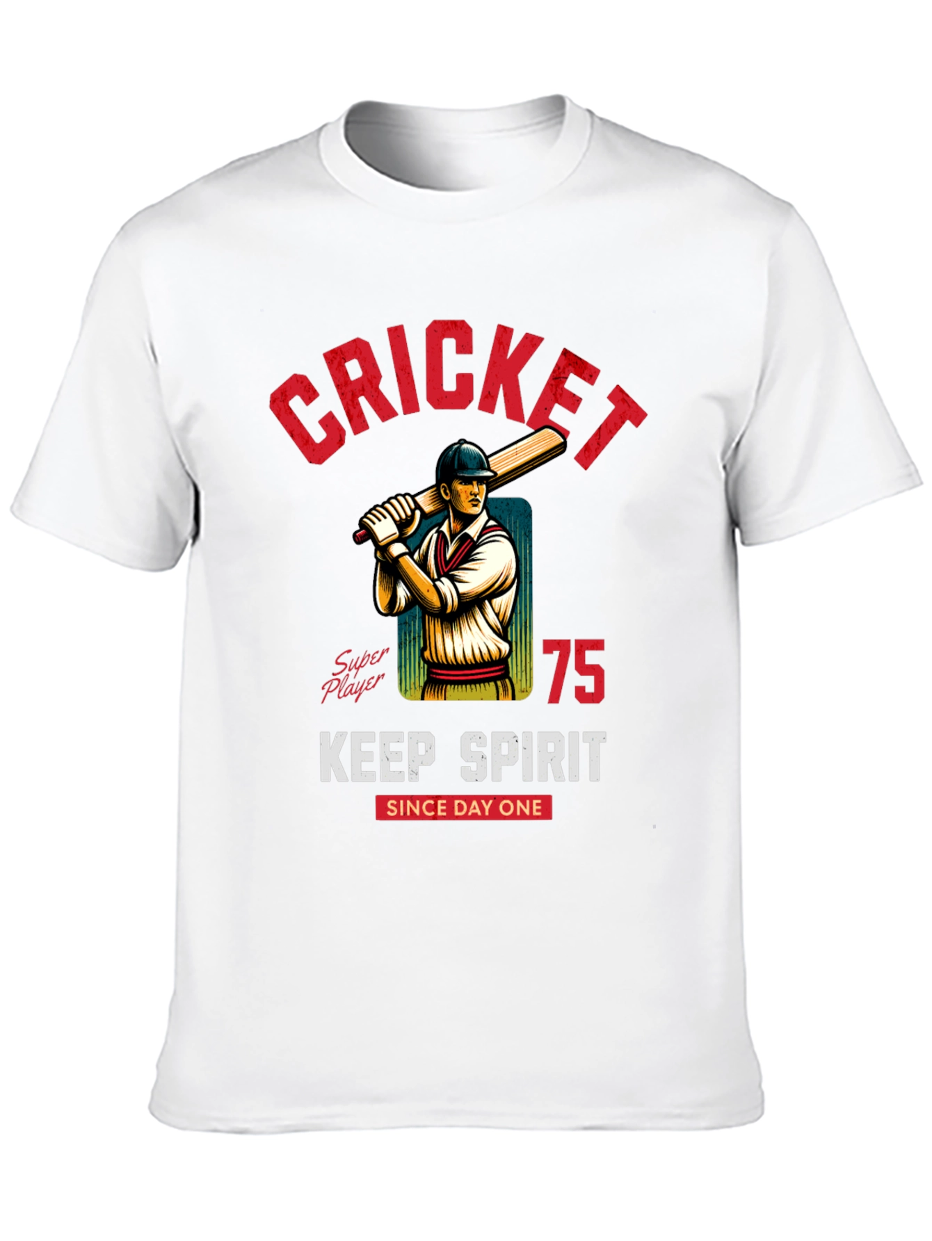 Cricket Super Player T-Shirt Keep Spirit Since Day One
