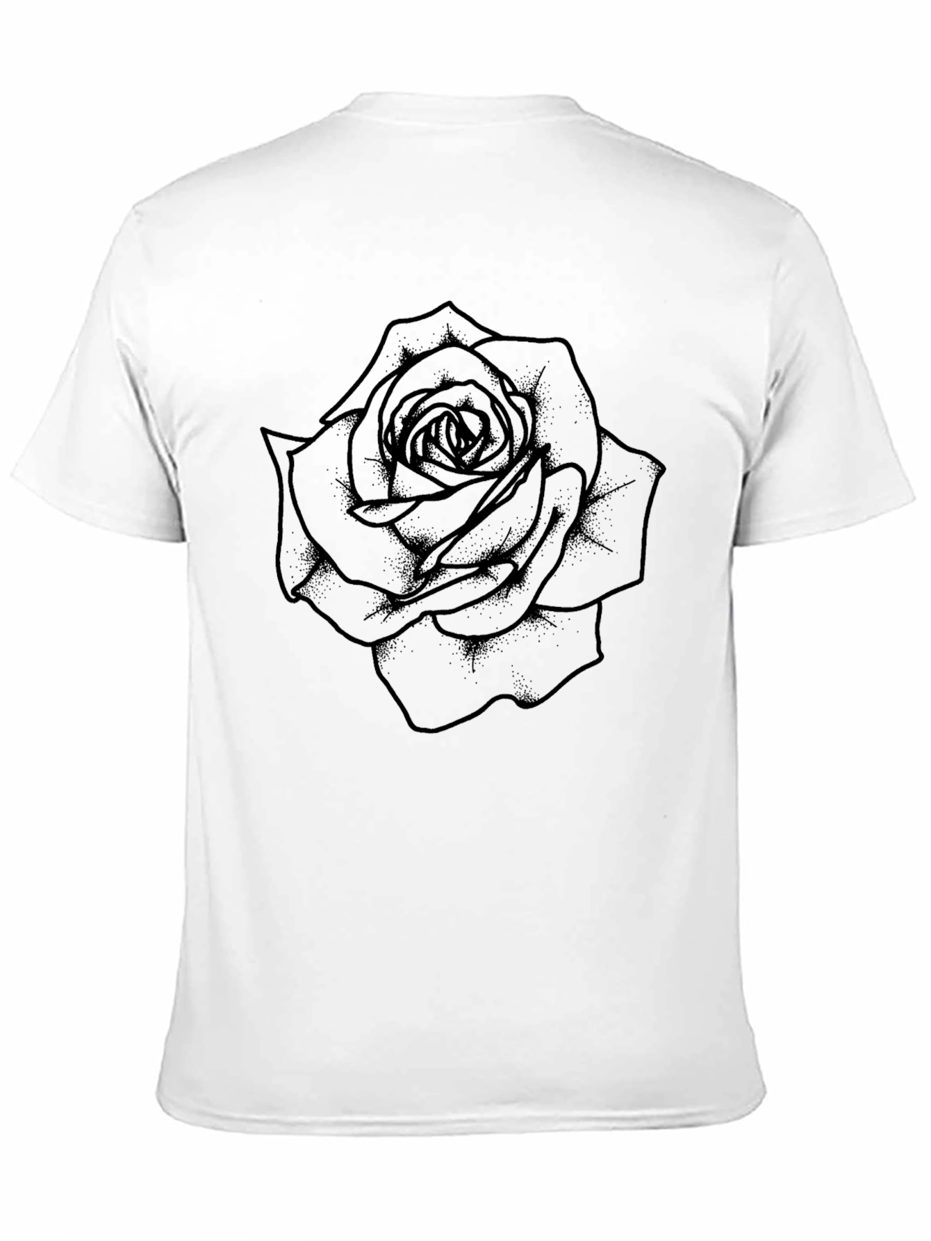 Black Rose Graphic Tee - Mens Classic Fit