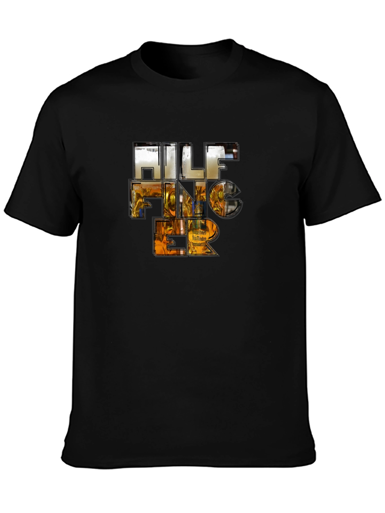 HILF FINGER Black T-Shirt