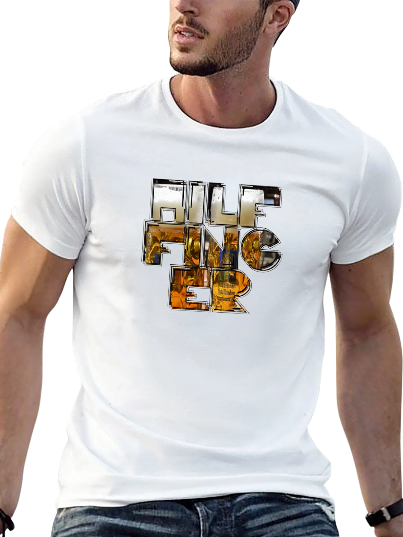 HILF FINGER Black T-Shirt
