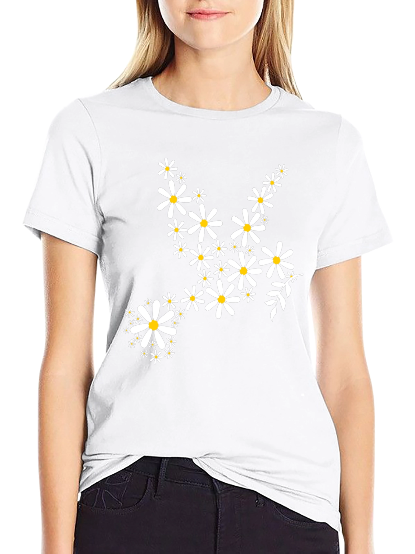 Floral Dove Graphic Tee