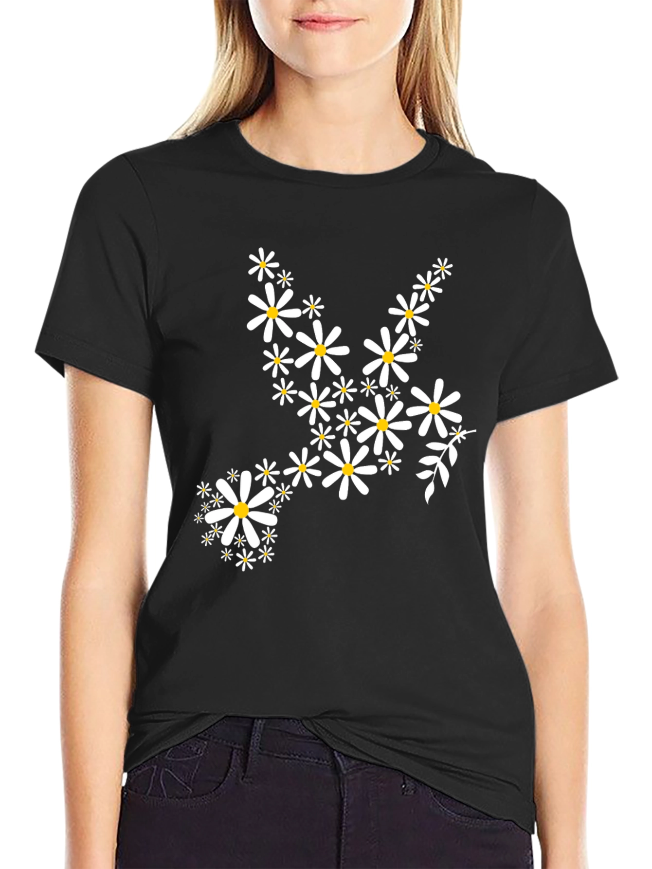 Floral Dove Graphic Tee