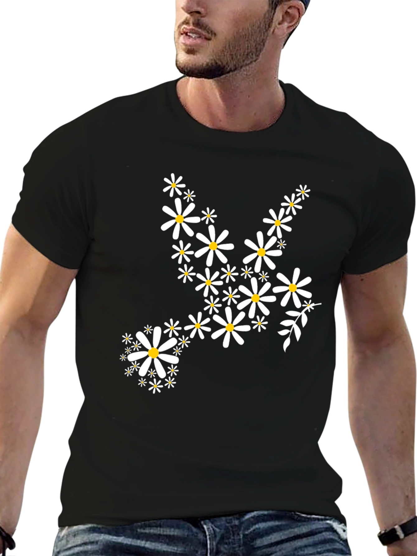 Floral Dove Graphic Tee