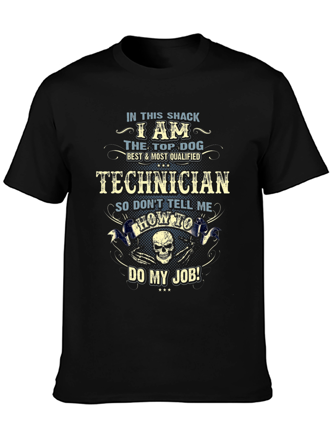 Technician Top Dog Graphic T-Shirt