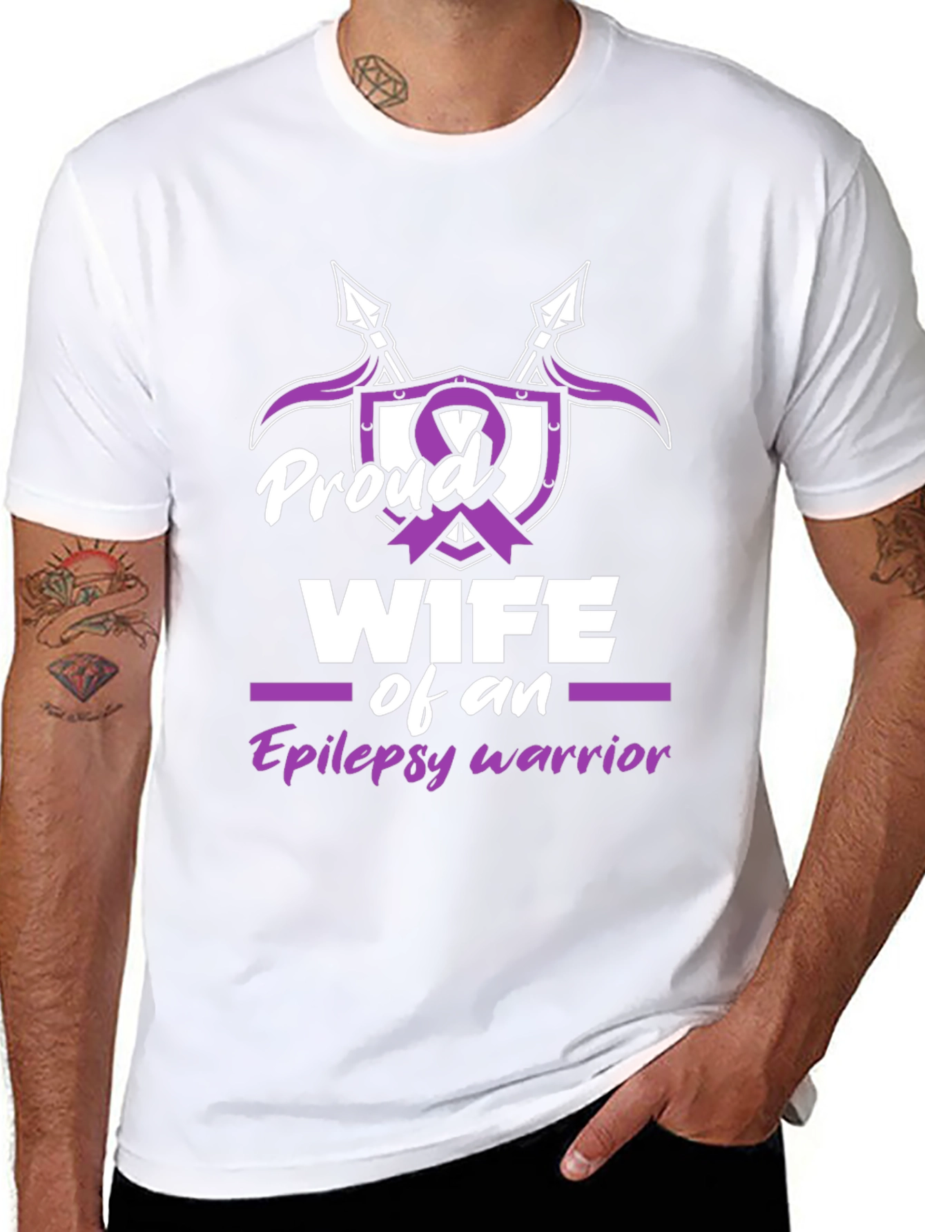 Proud Wife of an Epilepsy Warrior T-Shirt