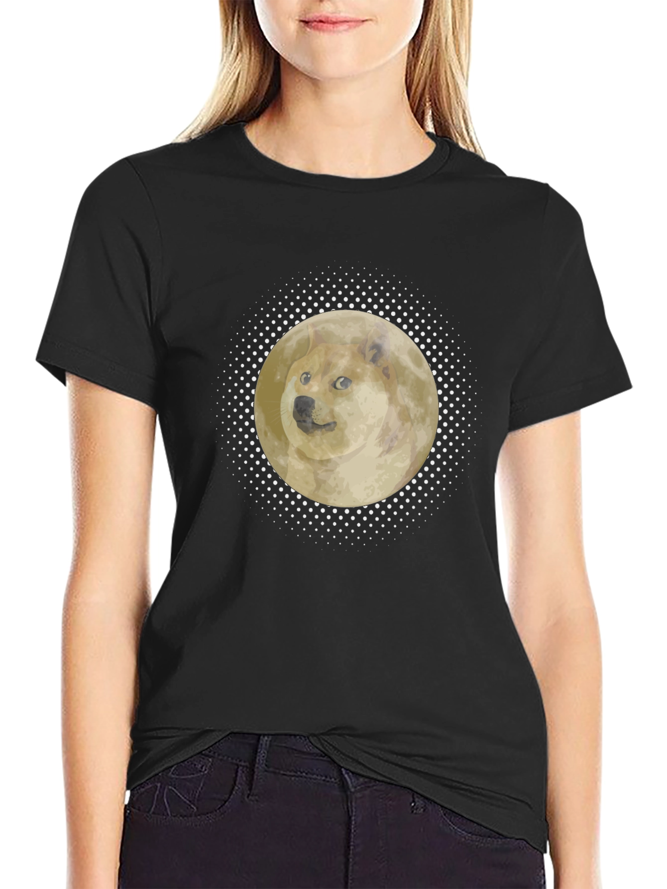Doge Moon T-Shirt - Meme Crypto Tee