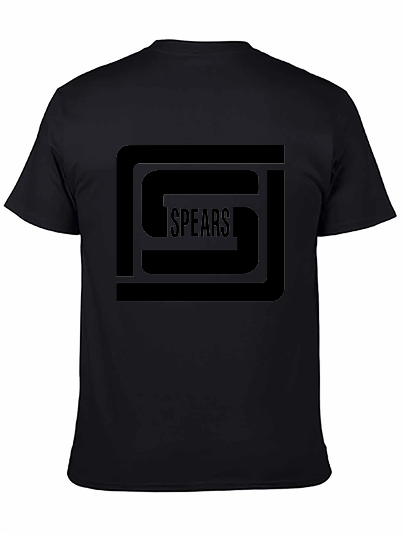 Spears Black Graphic T-Shirt Casual Wear