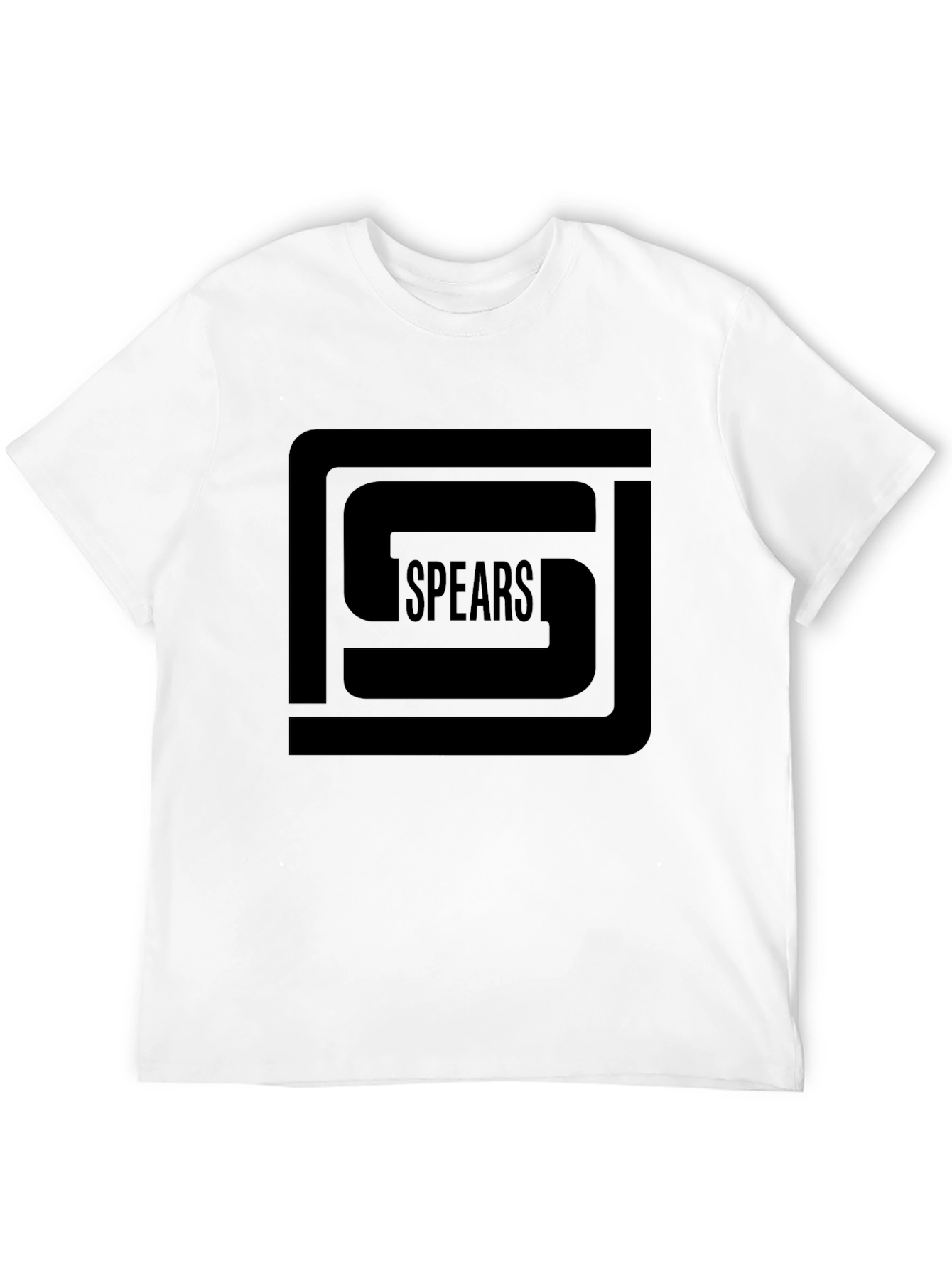 Spears Black Graphic T-Shirt Casual Wear