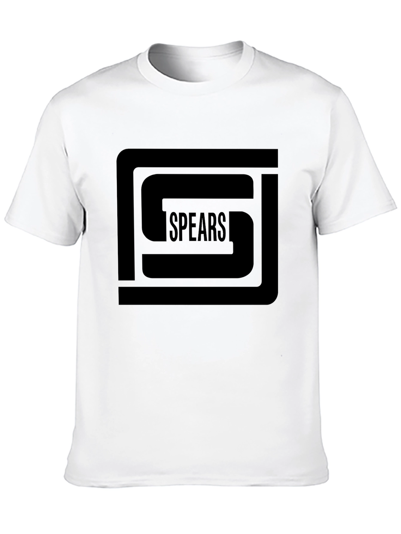 Spears Black Graphic T-Shirt Casual Wear