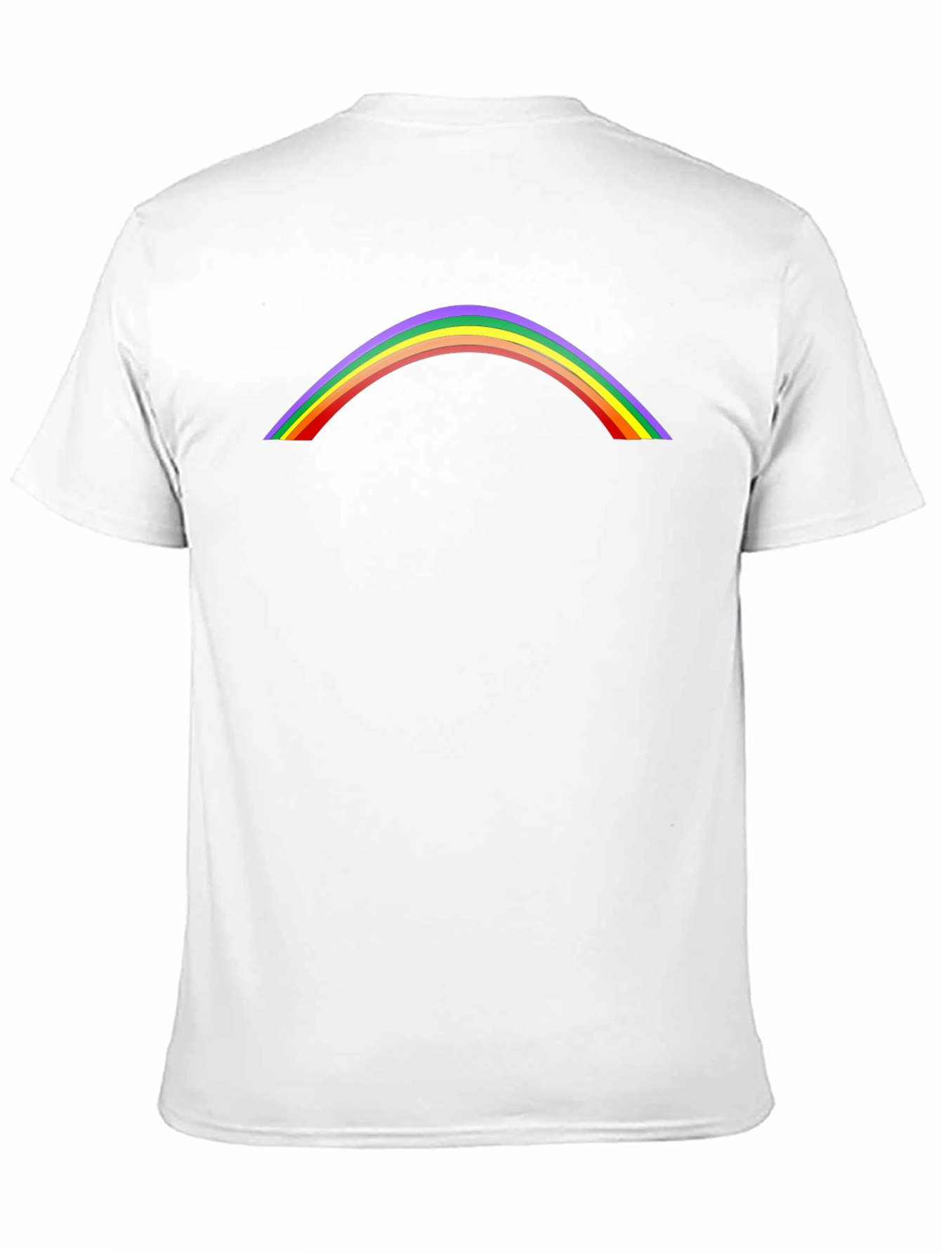 Rainbow Arch Graphic Tee - Stylish Casual Shirt