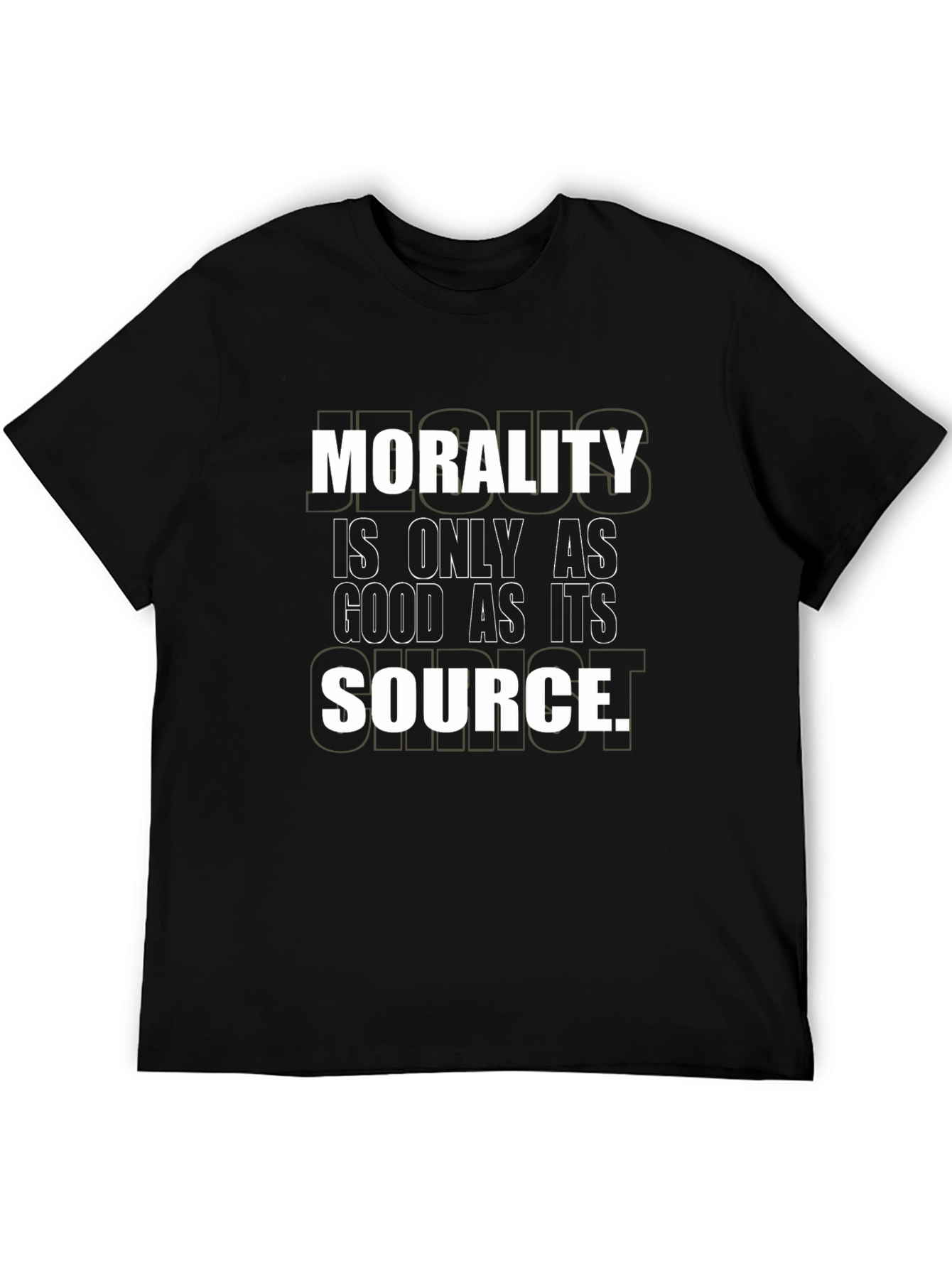 Morality Source Graphic Tee - Unisex Black T-Shirt