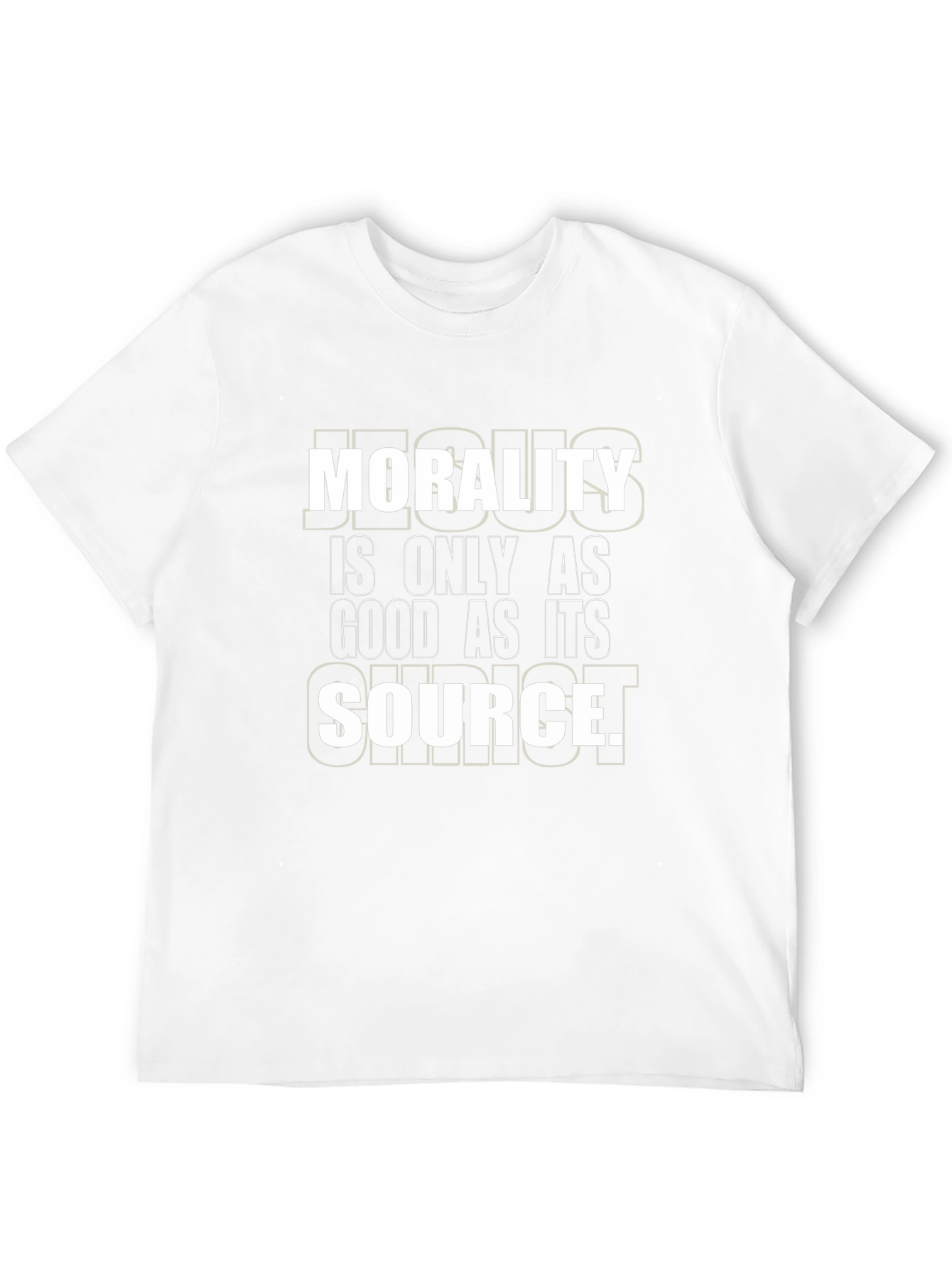 Morality Source Graphic Tee - Unisex Black T-Shirt