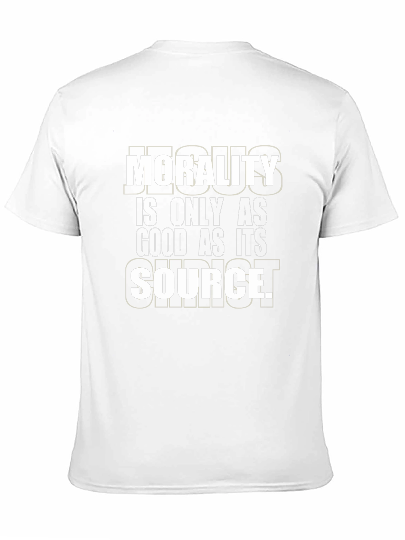 Morality Source Graphic Tee - Unisex Black T-Shirt