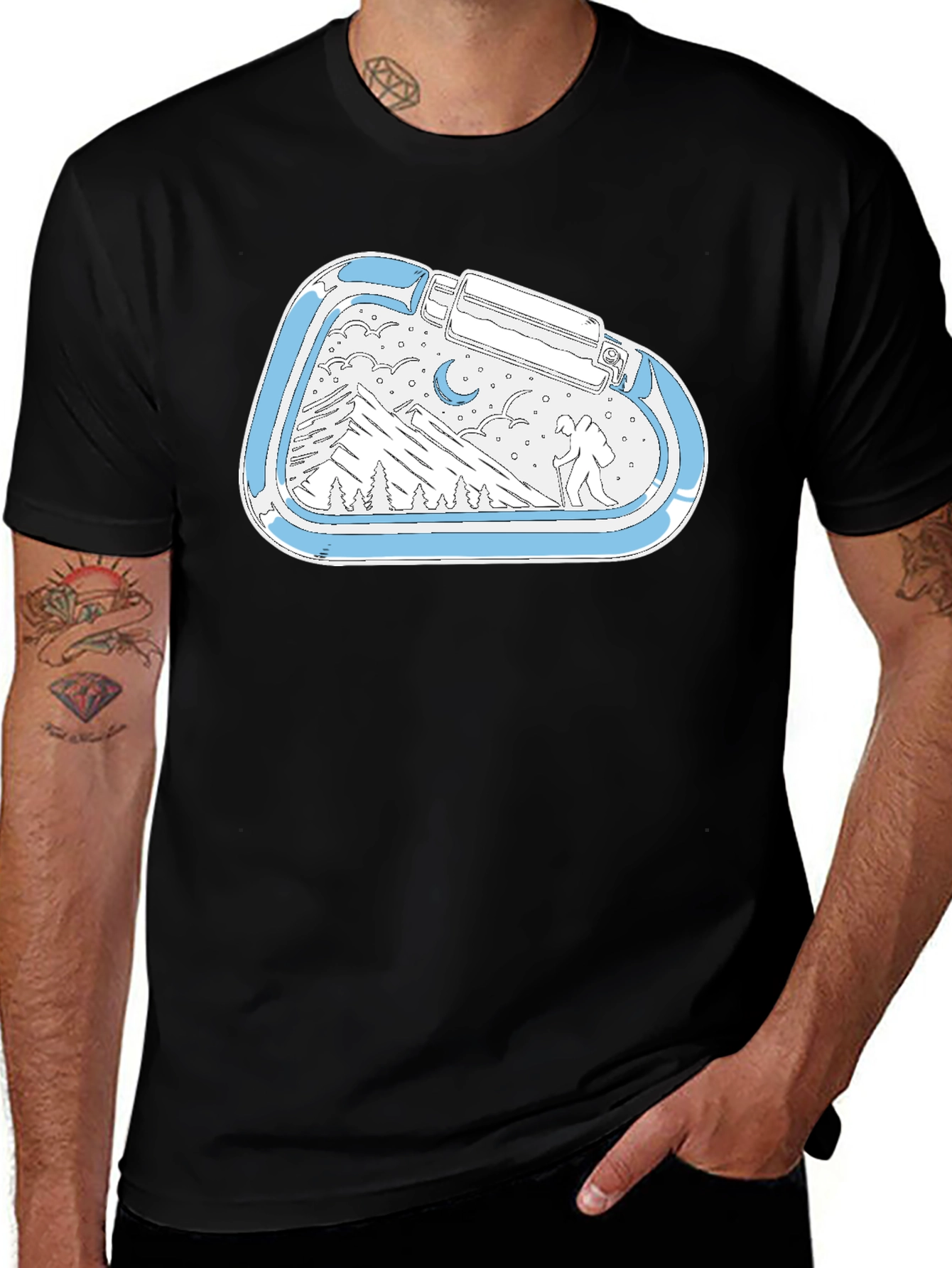 Mountain Carabiner Graphic T-Shirt
