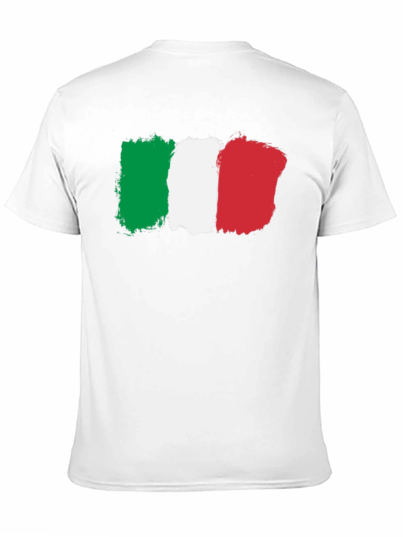 Italy Flag Graphic T-Shirt - Black Crew Neck Tee