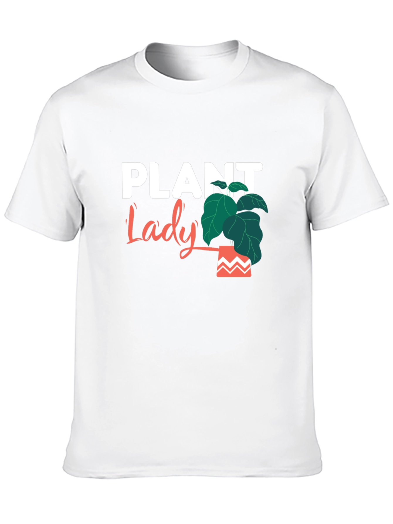 Plant Lady Graphic Tee - Black Cotton Casual Shirt