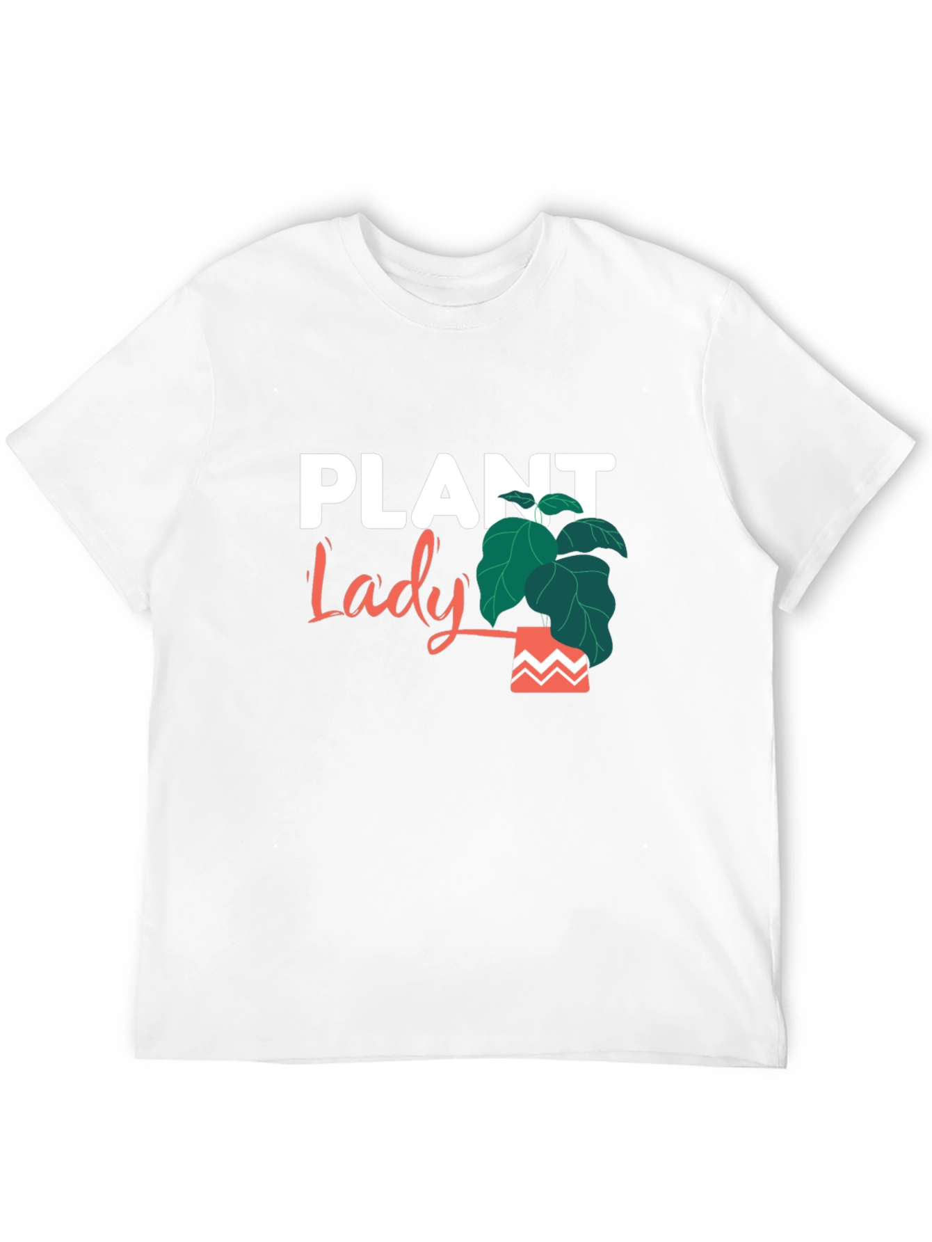 Plant Lady Graphic Tee - Black Cotton Casual Shirt
