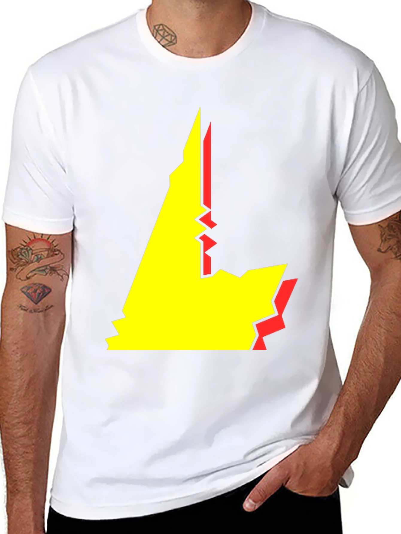 Abstract Graphic Tee - Bold Style