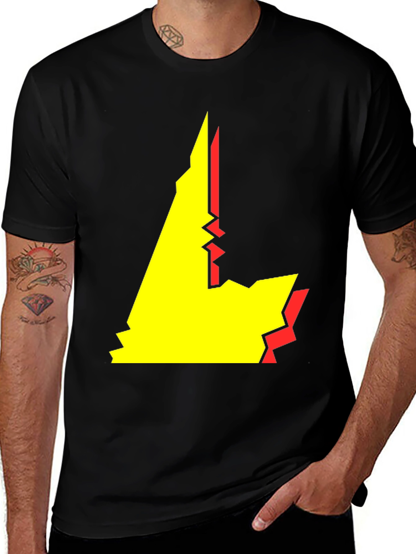 Abstract Graphic Tee - Bold Style