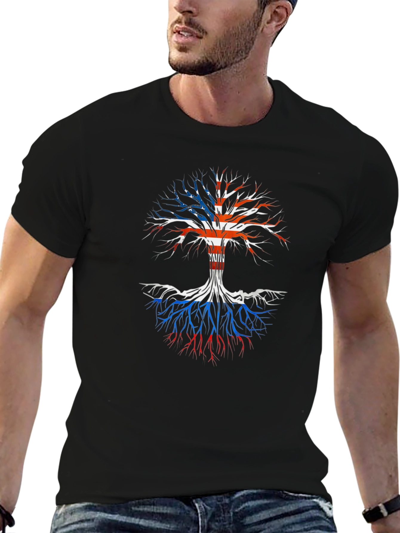 Dominican Republic Roots Tree T-Shirt