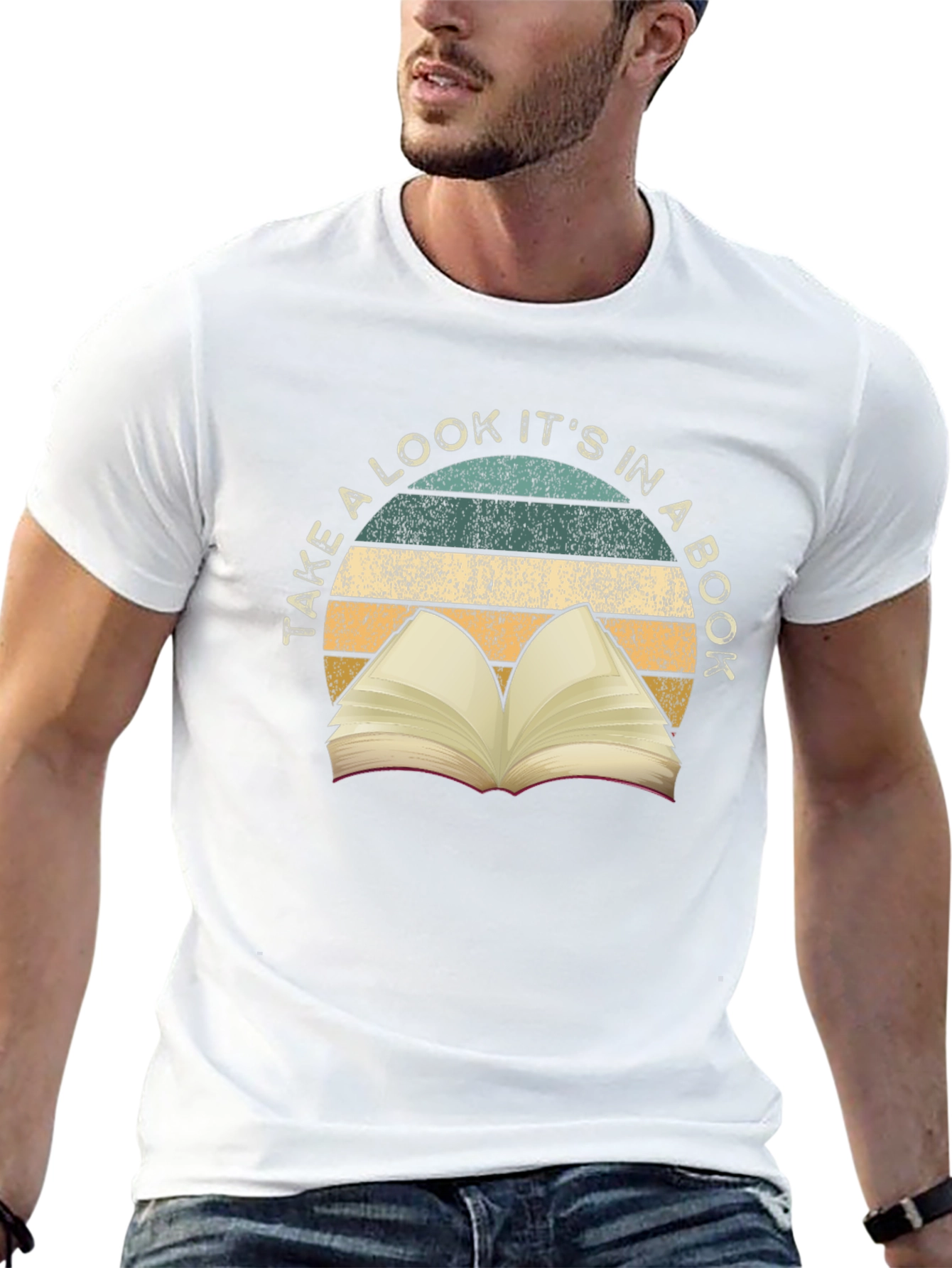 Retro Book Lover T-Shirt