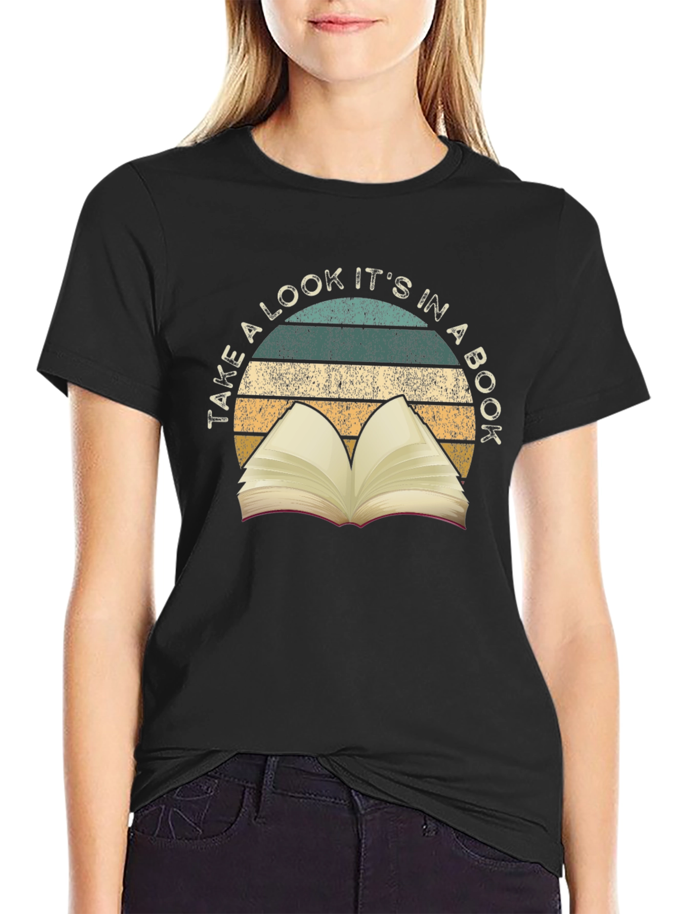 Retro Book Lover T-Shirt