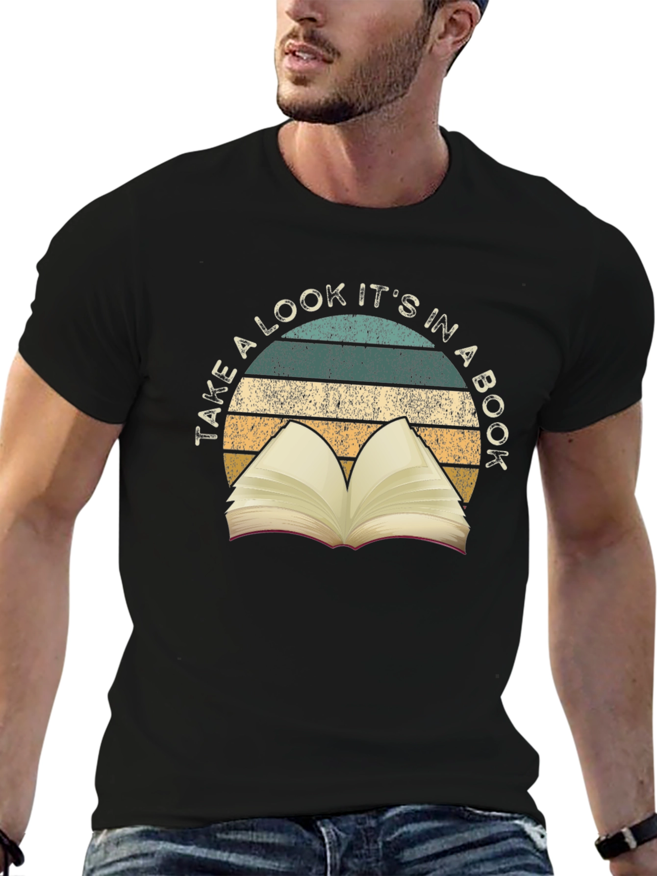 Retro Book Lover T-Shirt