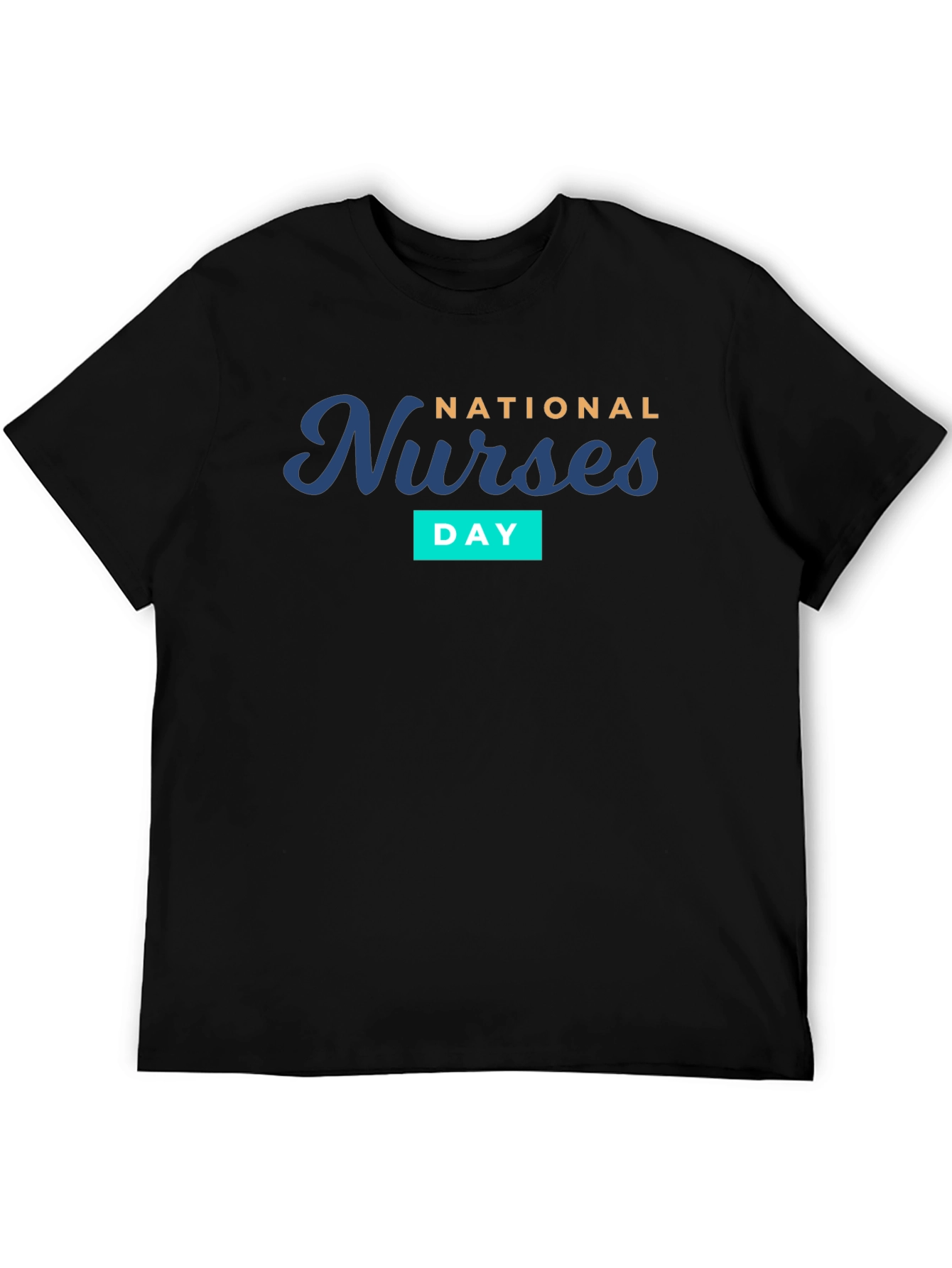 National Nurses Day Black T-Shirt