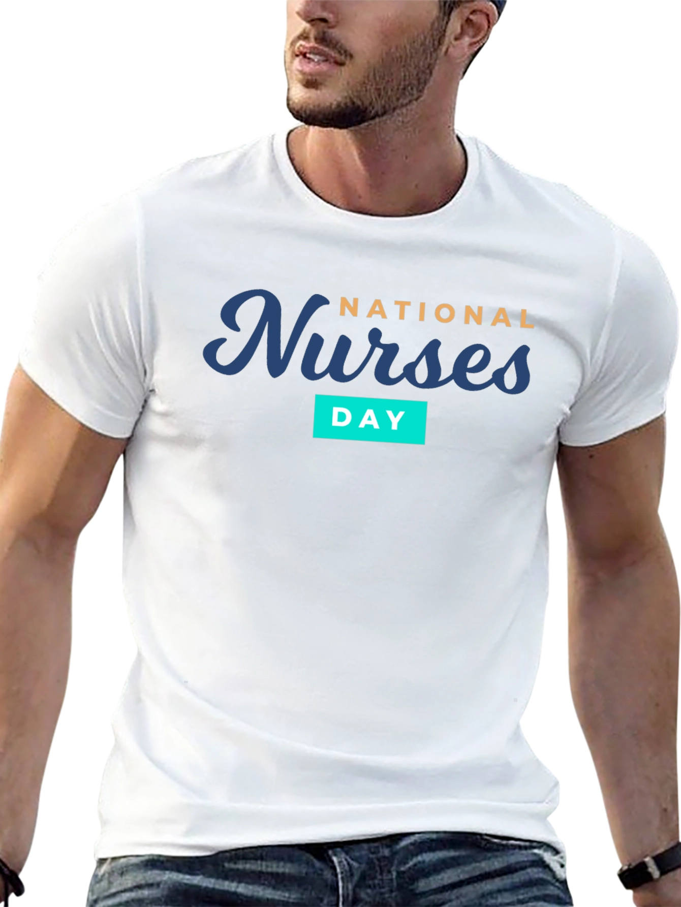 National Nurses Day Black T-Shirt