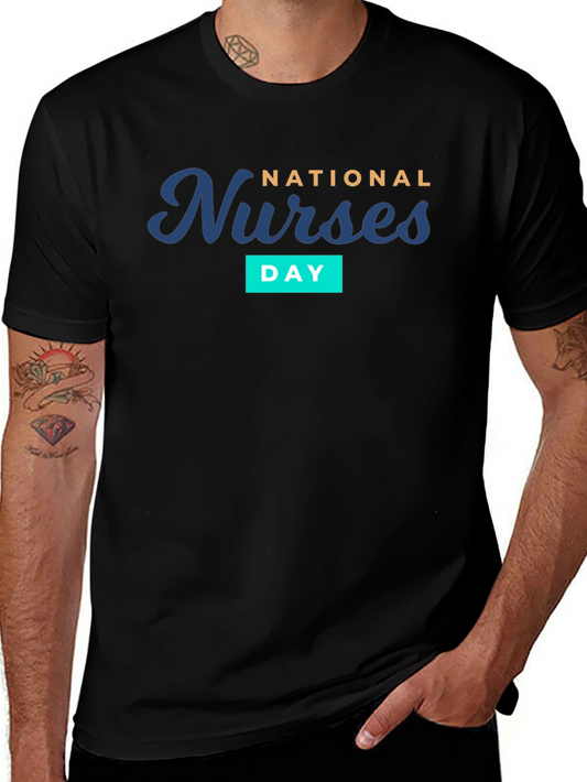 National Nurses Day Black T-Shirt