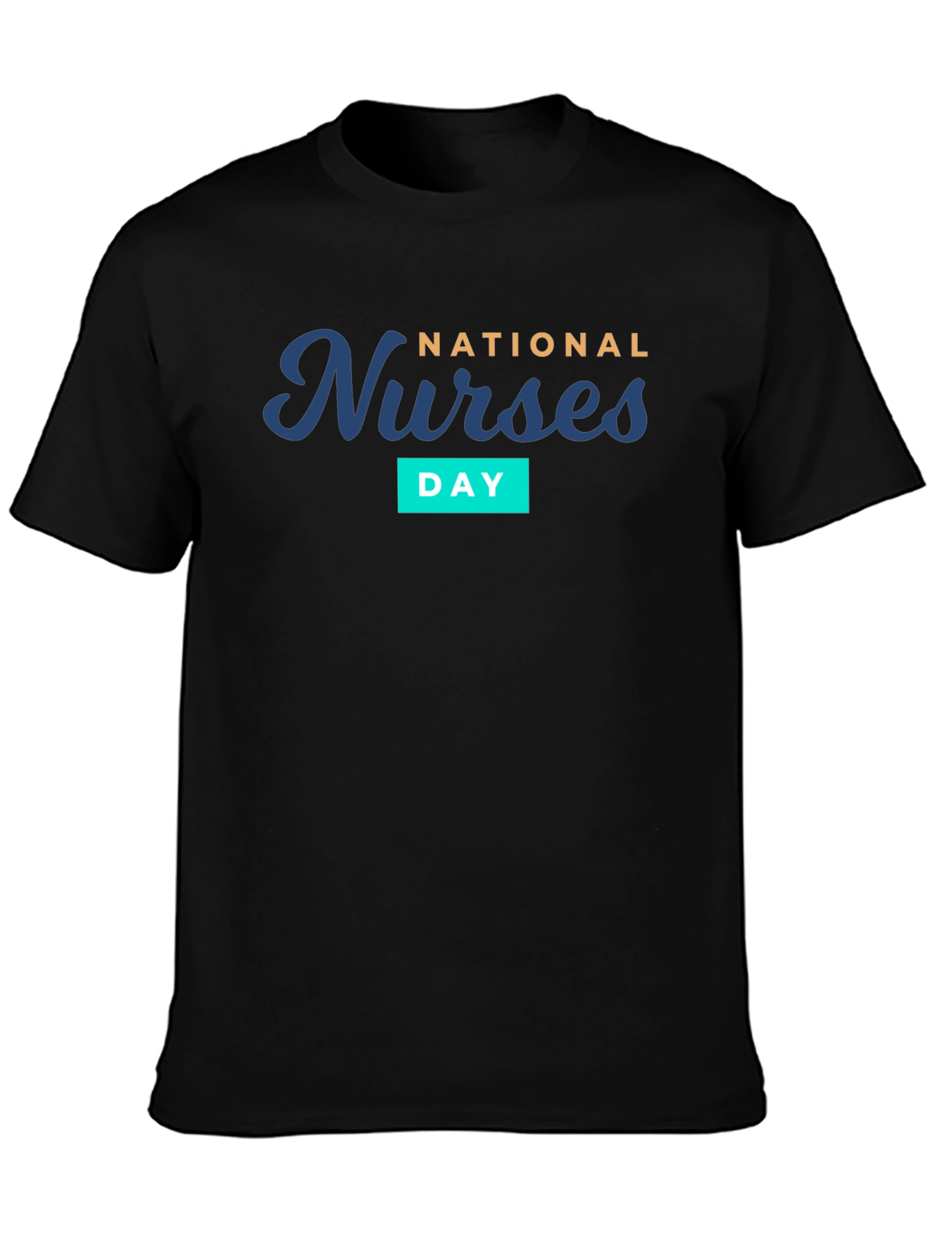 National Nurses Day Black T-Shirt