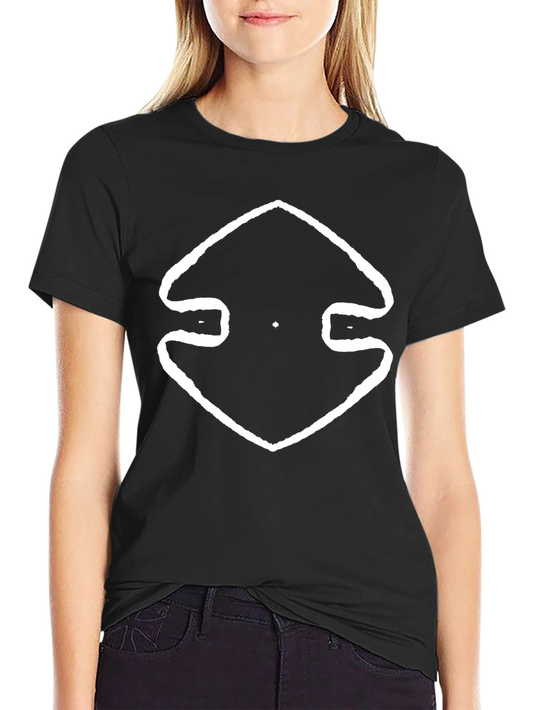 Abstract Graphic Black Tee